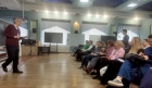 Академик Искандер Тайманов на открытии  научно-популярных мероприятий для учителей математики 