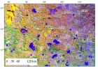 Спутниковые снимки тепловых аномалий в Эвенкии 